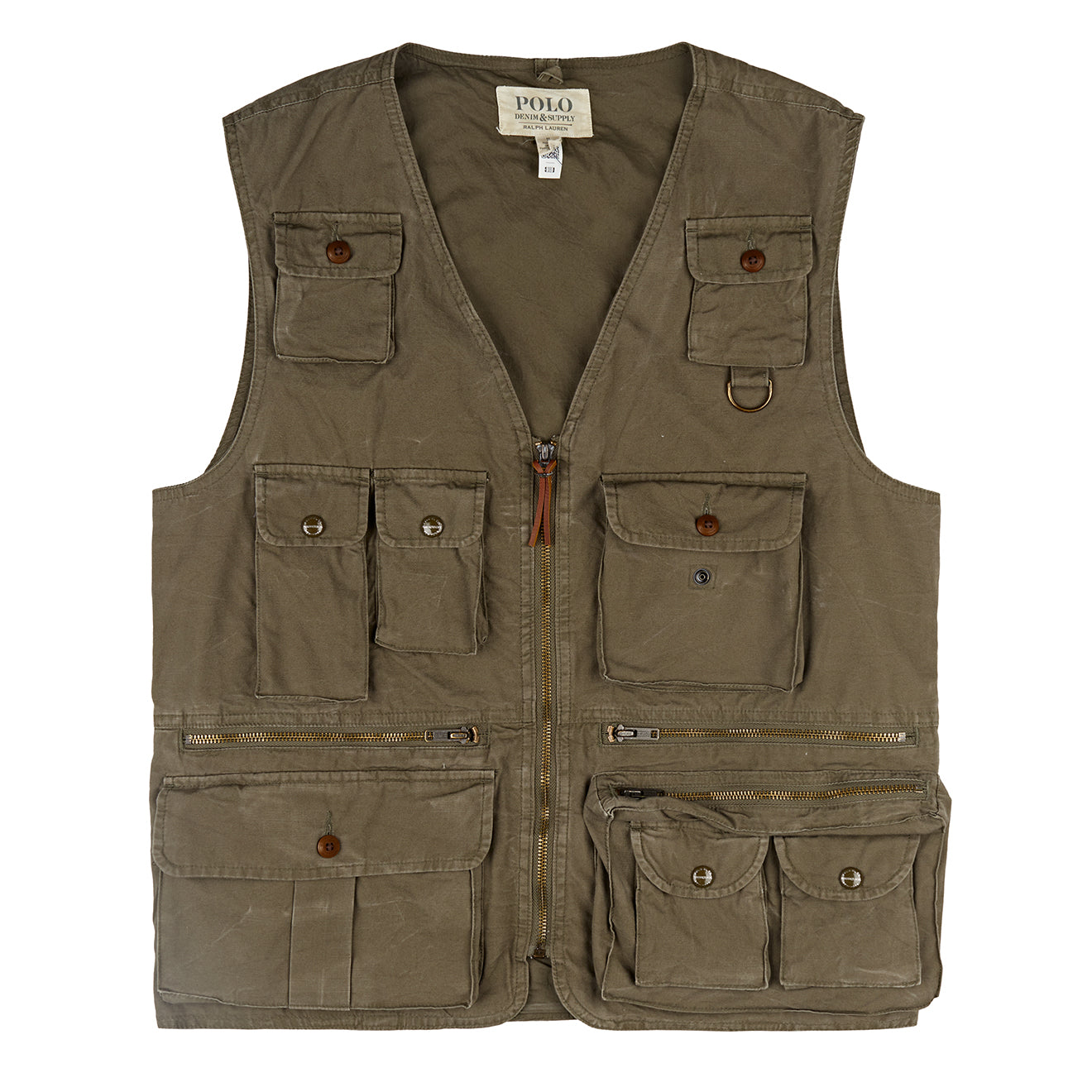 Polo Ralph Lauren Outdoor Vest Outdoors Olive | The Sporting Lodge