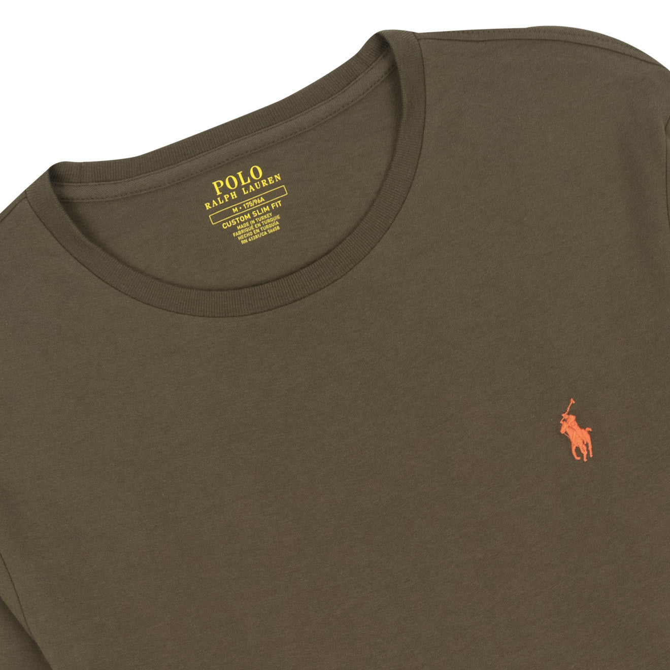 Polo Ralph Lauren Custom Slim Fit LS T-Shirt Defender Green | The ...