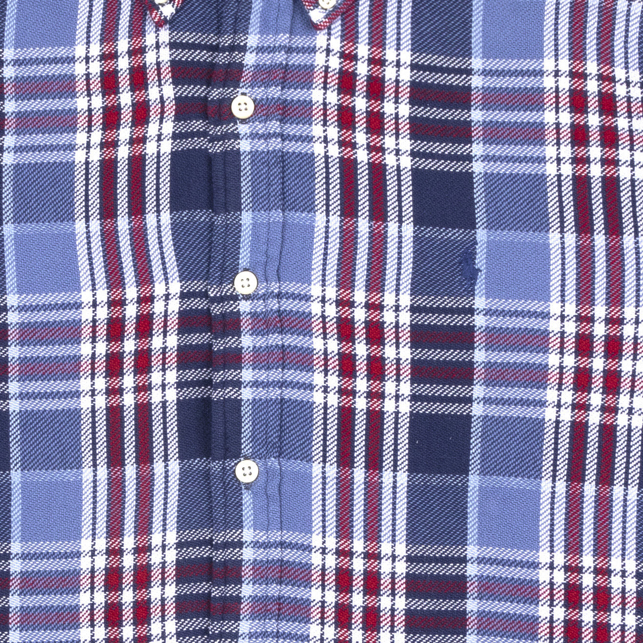 Polo Ralph Lauren Outdoor Flannel Shirt Blue / Red | The Sporting Lodge