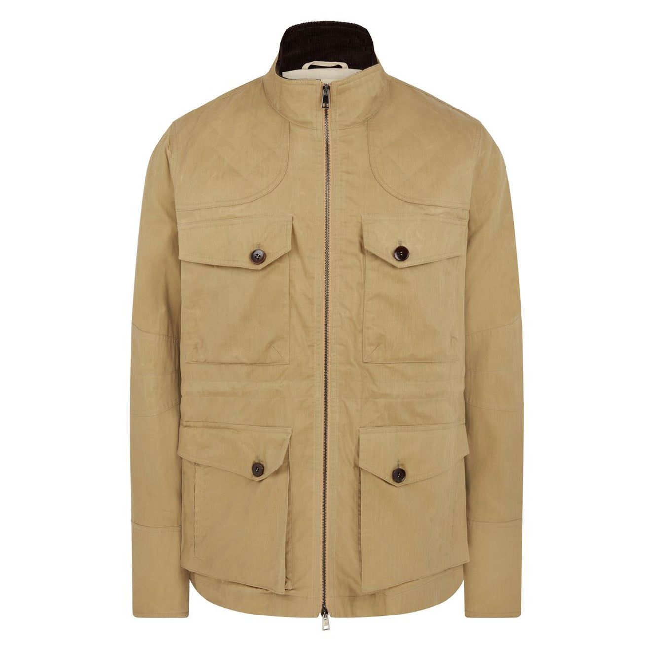 James Purdey Hanning Dry Wax Travel Jacket Beige | The Sporting Lodge