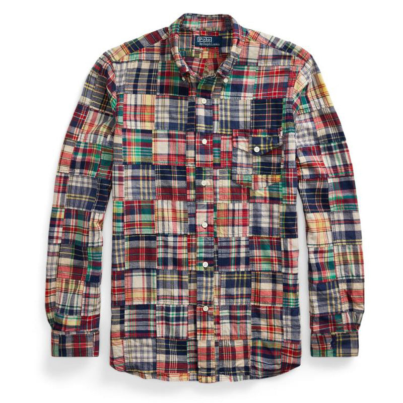 Polo Ralph Lauren Patchwork Shirt Madras | The Sporting Lodge